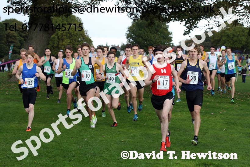 Senior mens Northern Cross Country Relays, Graves Park, Sheffield. Photo: David T. Hewitson/Sports for All Pics